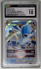 V2051: 2021: Glaceon Vstar: SWSH197: Black Star Promo: Special Collection: CGC: 10: GEM MINT: 1401020190098